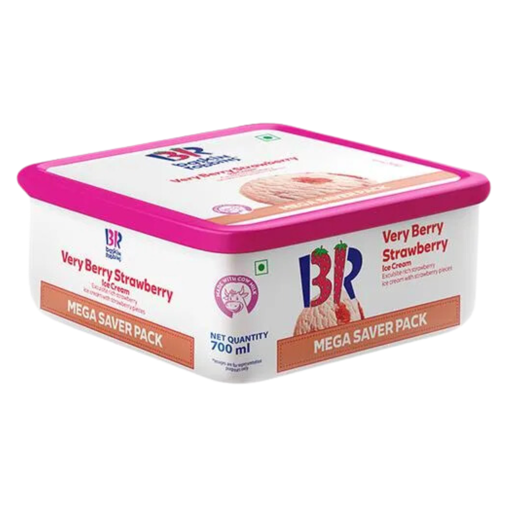 Baskin R Very Berry Strawberry Ice Cream Tub 700ml
