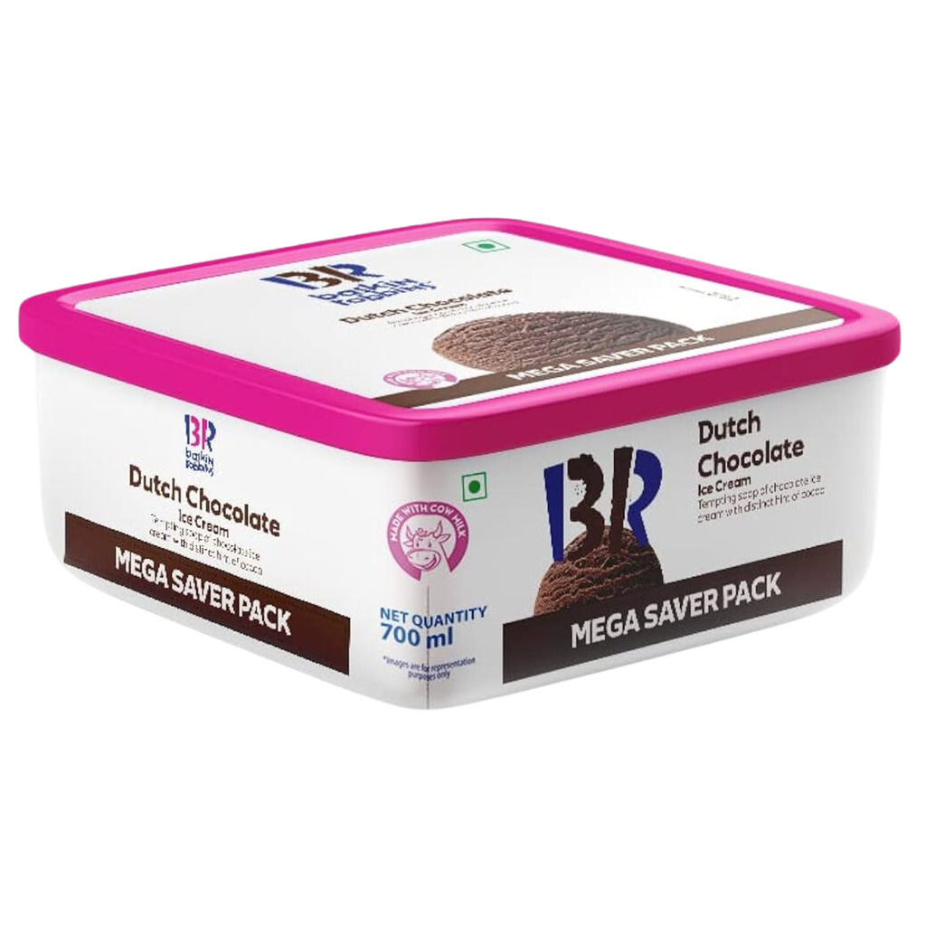 Baskin R Dutch Chocolate Ice Cream Tub 700ml