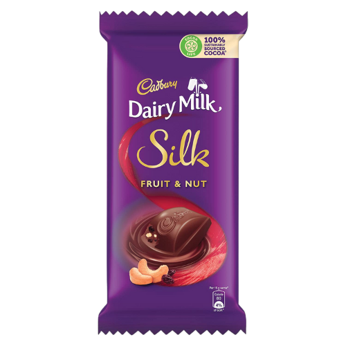 Cadbury Chocolate Silk Fruit & Nut 129gm