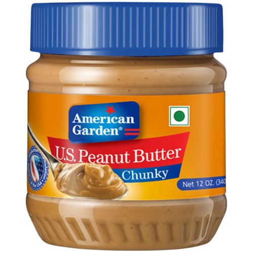 American Garden Peanut Butter Chunky 340gm