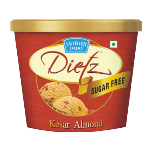 Mother Dairy Diet - Kesar Almond Ice Cream 61gm