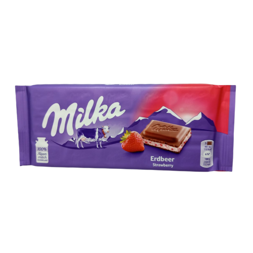 Milka Strawberry Chocolate 100gm