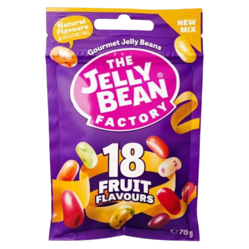[R8396] The Jelly Bean Factory 18 Fruit Flavours Bag 70gm