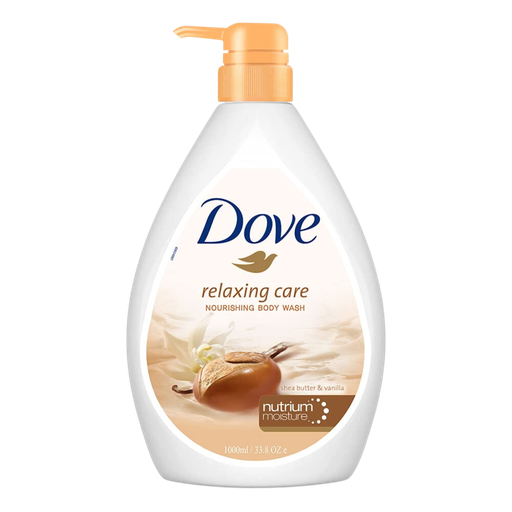 [R5921] Dove Relaxing Shea Butter & Vanilla Body Wash 1000ml