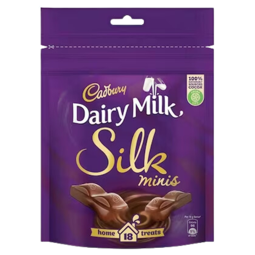 [R5526] Cadbury Chocolate Silk Minis (Pouch) 153gm