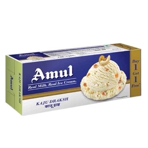 [R5196] Amul Kaju Draksh Ice Cream 750ml