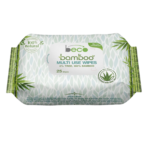 [R4633] Beco Bamboo Multi Use Wipes 25 Wipes