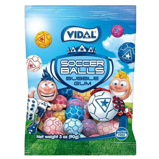[R4674] Vidal Foot Balls Bubble Gum 90g