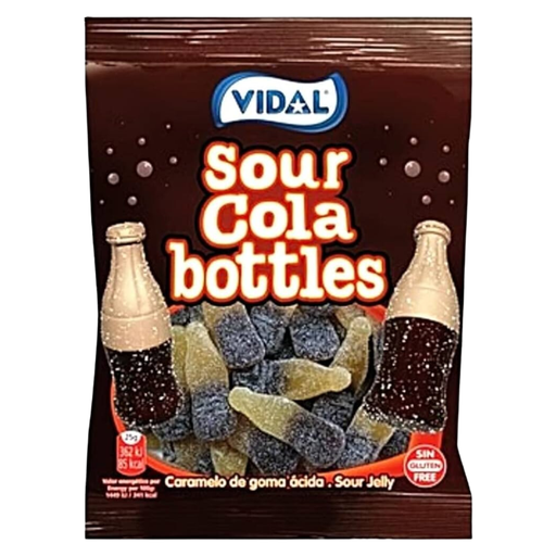 [R4702] Vidal Sour Cola Bottles 100g