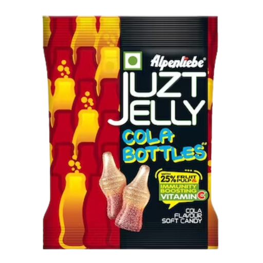 [R4703] Alpenliebe Juzt Jelly Cola Bottles Cola Flavour 22.5g