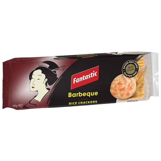 [R6014] Fantastic Barbeque Flavour Rice Crackers 100gm