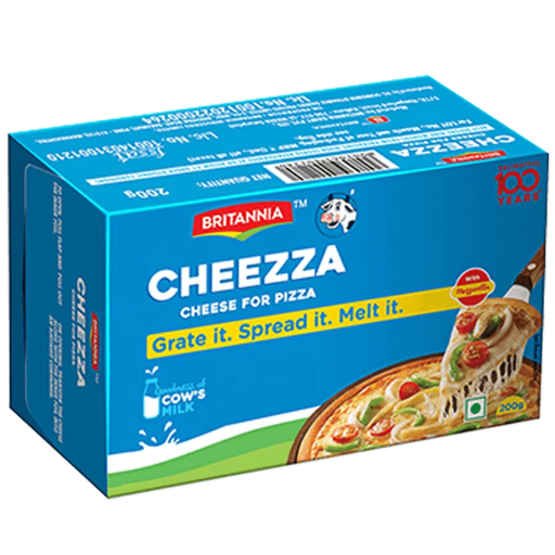 [R5448] Britannia Cheezza Cheese For Pizza With Mozzarell 200gm