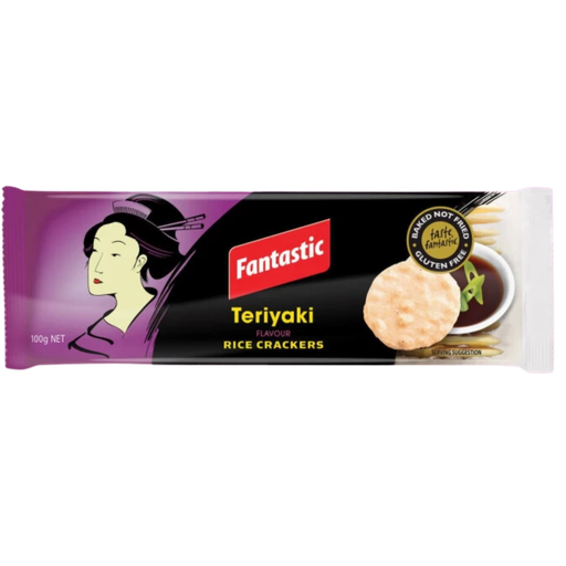[R6018] Fantastic Teriyaki Flavour Rice Crackers 100gm