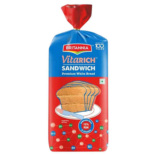 [R5477] Britannia Vitarich Premiun White Bread 700 gm