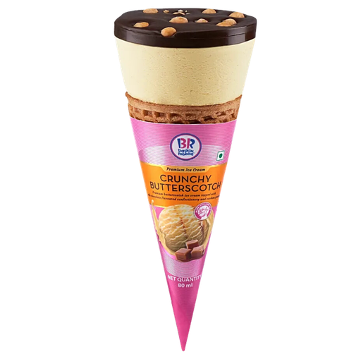 [R5321] Baskin R Top Notch Butterscotch Ice Cream Cone 120ml