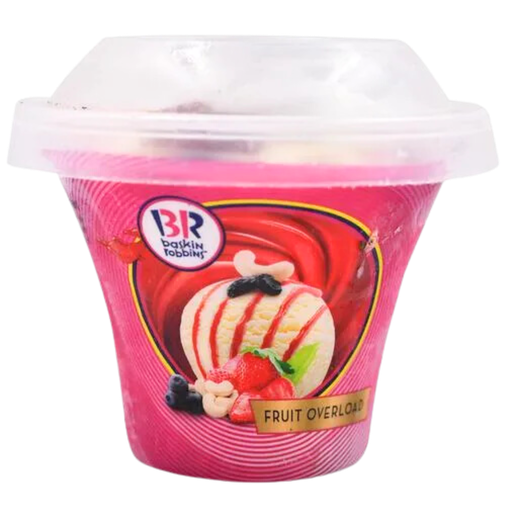 [R5297] Baskin R Fruit Overload Sundae Ice Cream Cup 165ml