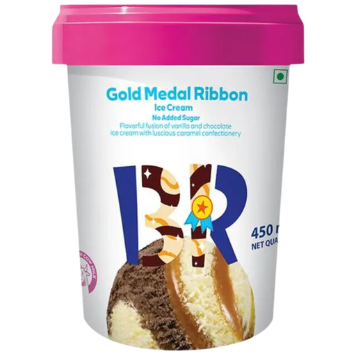 [R5301] Baskin R Gold Medal Ribbon Ice Cream Cup 450ml