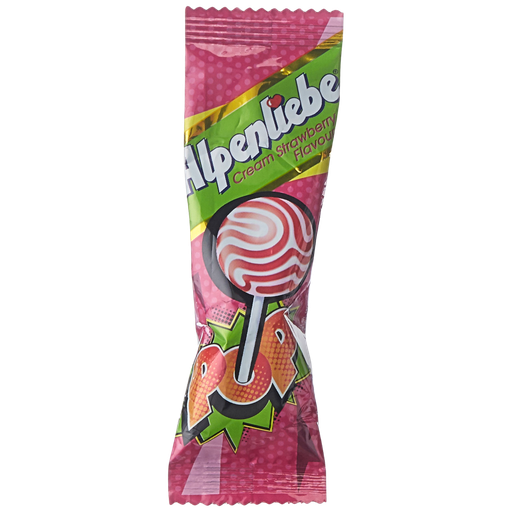 [R4694] Alpenliebe Cream Strawberry Flavour Lollipop 8g