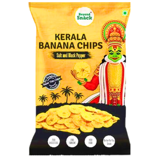 [R5333] Beyond Snack Kerala Banana Chips Salt & Black Papper 85gm