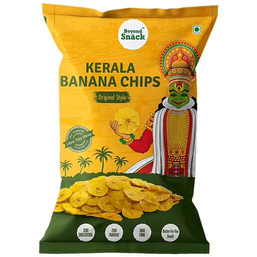 [R5331] Beyond Snack Kerala Banana Chips Original Style 85gm