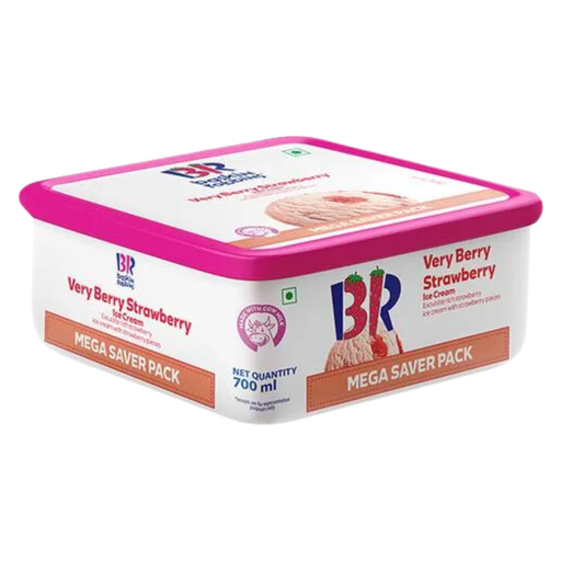 [R5325] Baskin R Very Berry Strawberry Ice Cream Tub 700ml