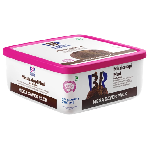 [R5314] Baskin R Mississippi Mud Ice Cream Tub 700ml