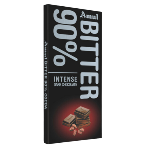 [R4526] Amul Bitter 90% Chocolate 150gm