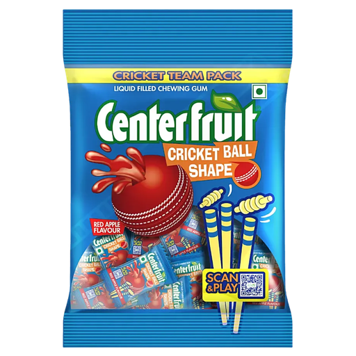 [R5592] Centerfruit Cricket Ball Shape Red Apple Floveur 21g