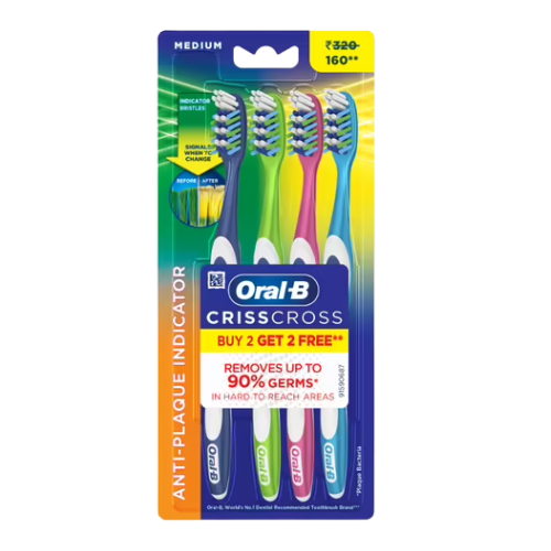 [R1998] Oral B Crisscross Espert Deep Clean Medium 4N