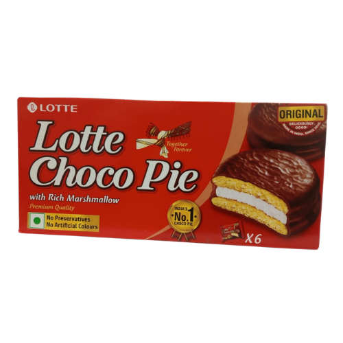 [R3381] Lotte Choco Pie 240 gm 6 Pc Box