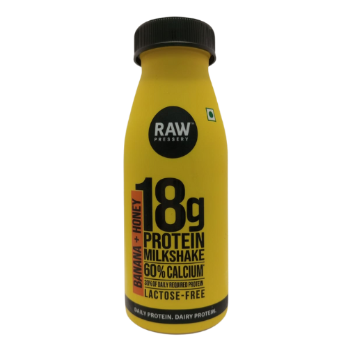 [R3703] Raw Pressery Banana + Honey 18g Protein Milk Shake 200ml