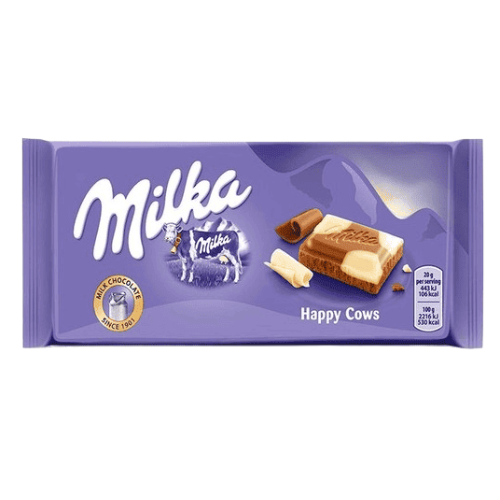 [R3433] Milka Happy Cow Chocolate 90gm
