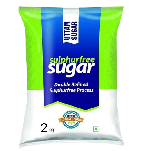 [R8544] Uttam Sulphurless Sugar 2kg