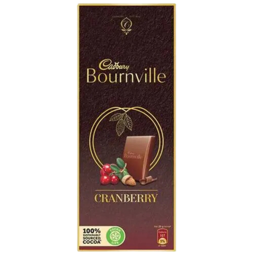 [R4580] Cadbury Chocolate  Bournville Cranberry 50% Dark 80gm