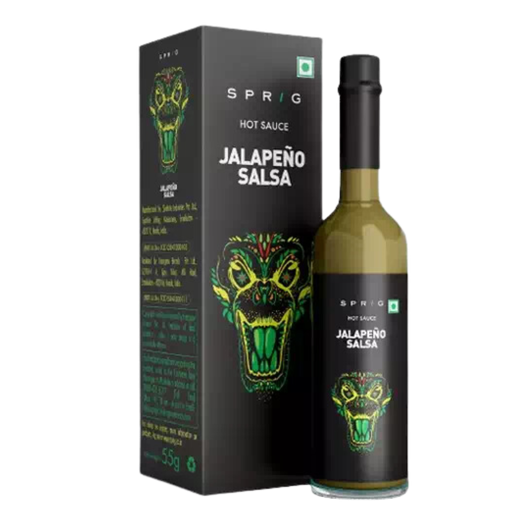 [R8214] Sprig Hot Sauce Jalapeno Salsa 55gm