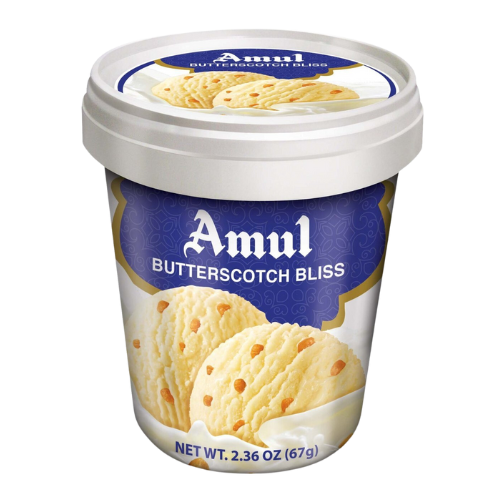 [R5169] Amul Butterscotch Bliss Cup Ice cream 125ml