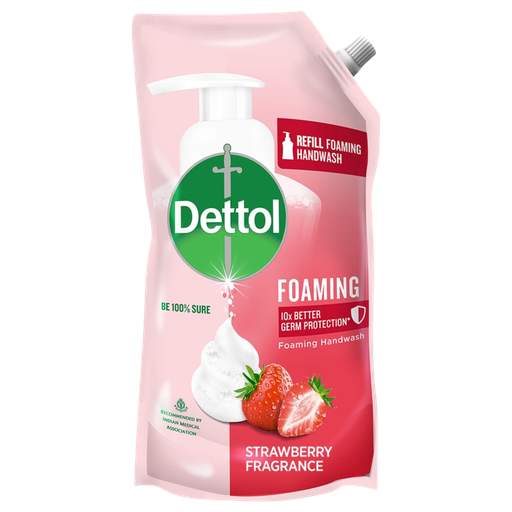 [R5823] Dettol Foaming Hand Wash Strawberry 700ml (Pouch)