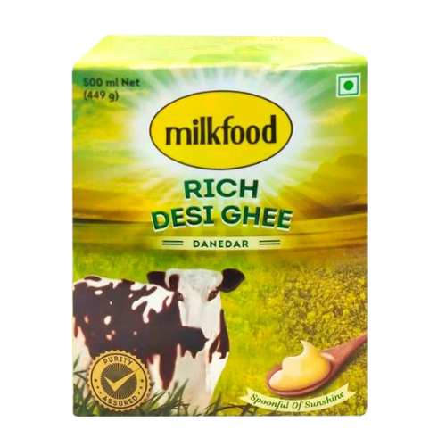 Milkfood Danedar Ghee 500ml Tetra Pack