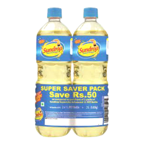 Sundrop Super Lite Advanced Super Saver Pack 1L Pack of 2