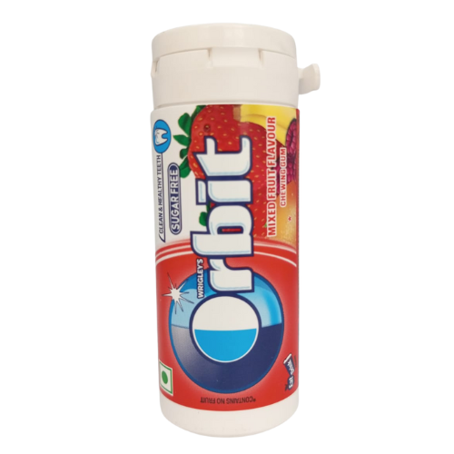 Orbit mixed Fruit Flavour Chewing Gum 19gm