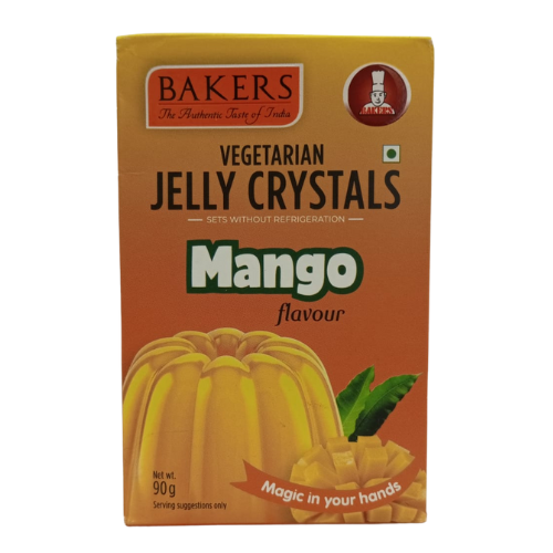Bakers Jelly Crystals - mango 90gm