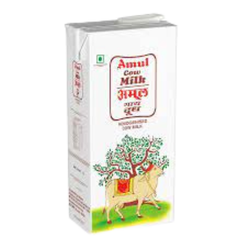 Amul Cow Milk Tetra Pack 1L