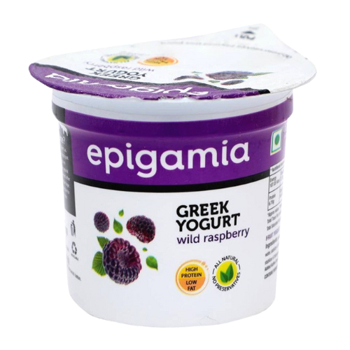 [R0483] Epigamia Wild Raspberry Greek Yogurt 90gm