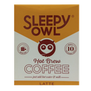 Sleepy Owl Hot  Brew Latte Coffee 10 N