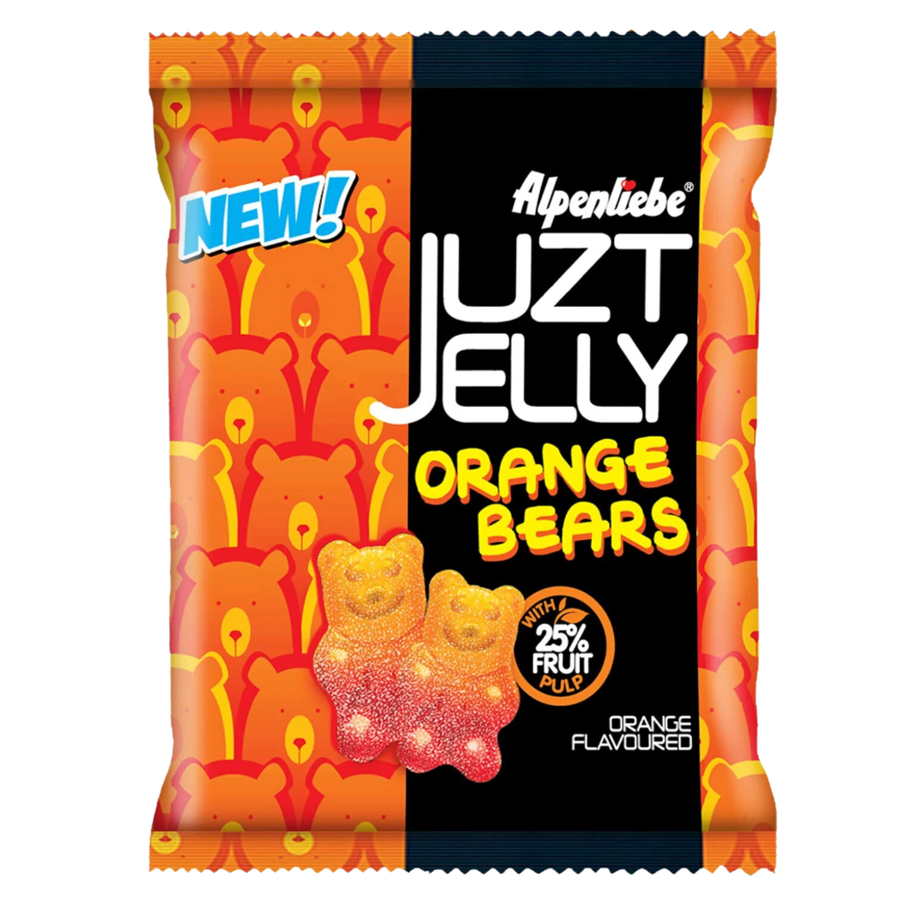 Alpenliebe Juzt Jelly Orange Bears Orange Flavour 22.5g