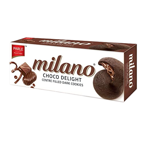 Parle Milano Collections Finest Choco Filled Cocoa Rich Biscuite 75gm