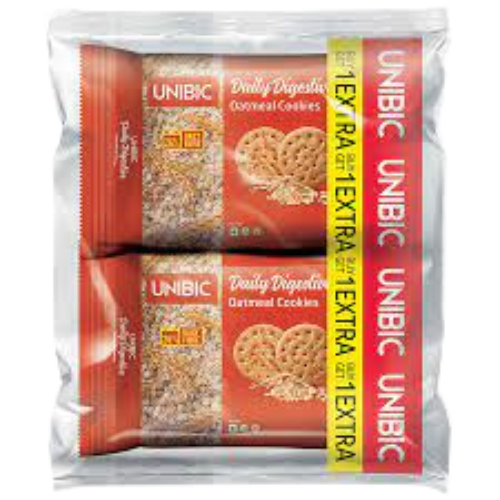 Unibic Oatmeal Digestive Cookies 150gm (Buy 1 Get 1 Free)