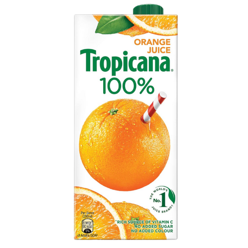 Tropicana Pg 100% Orange  1 L Tetra