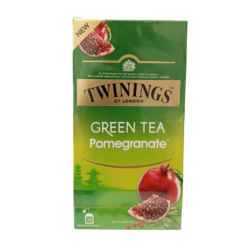 Twinings Green Tea Pomegranate 25 bags 50gm