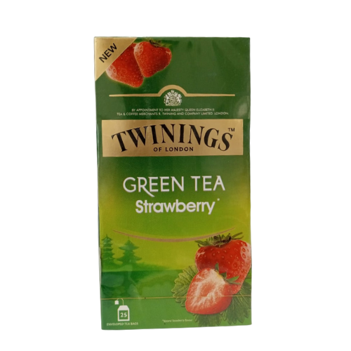 Twinings Green Tea Strawberry 25Bags 50gm